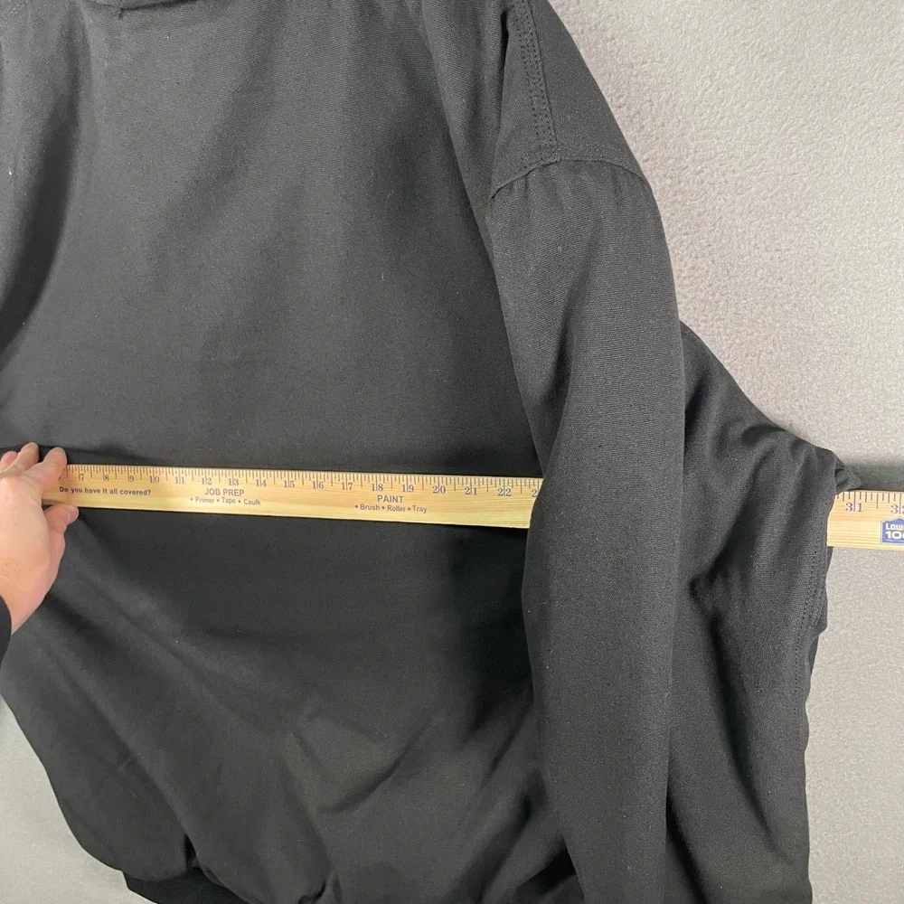 Golden‎ Elephant 3XL Black Hooded Work Jacket Insulated Full Zip Mens
